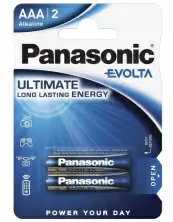 Батарейка Panasonic Evolta AAA, 2шт