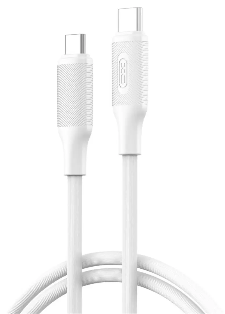 Cablu USB XO NB-Q265B Type-C to Type-C, alb pe tehnoparc.md Cablu USB XO NB-Q265B Type-C to Type-C, alb
