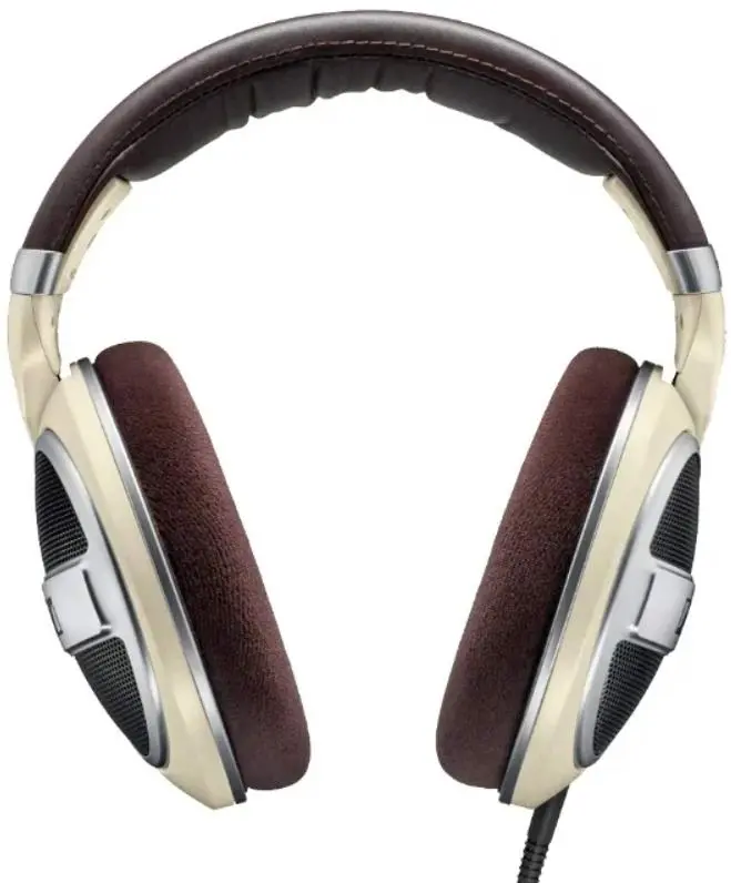 Căşti Sennheiser HD 599, alb/cafeniu
