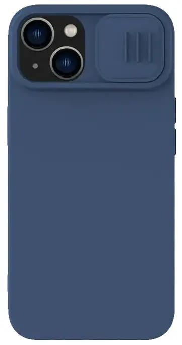 Чехол Nillkin Apple iPhone 15 Plus CamShield Silky Silicone Case, черный