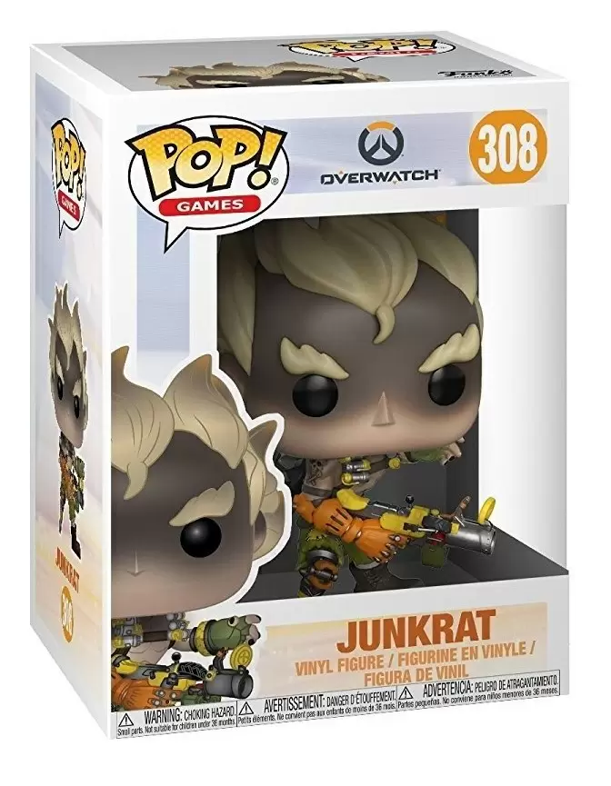 Figura eroului Funko Pop Overwatch: Junkrat