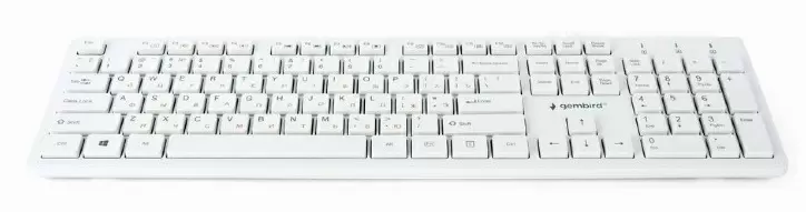 Tastatură Gembird KB-MCH-03-W-RU, alb