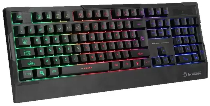 Клавиатура Marvo K606 Rainbow, черный