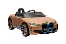 Mașină electrică Lean Cars BMW I4 4x4 17089, auriu