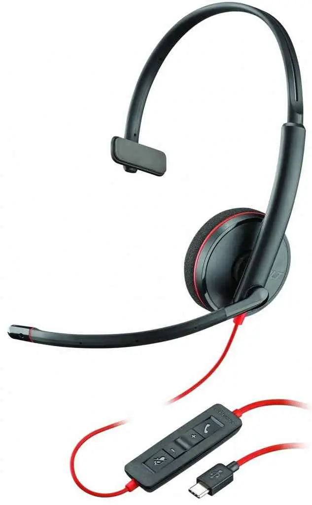 Căşti Poly 8X214AA, negru