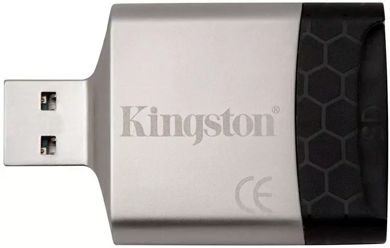 Cititor de carduri Kingston FCR-MLG4, argintiu