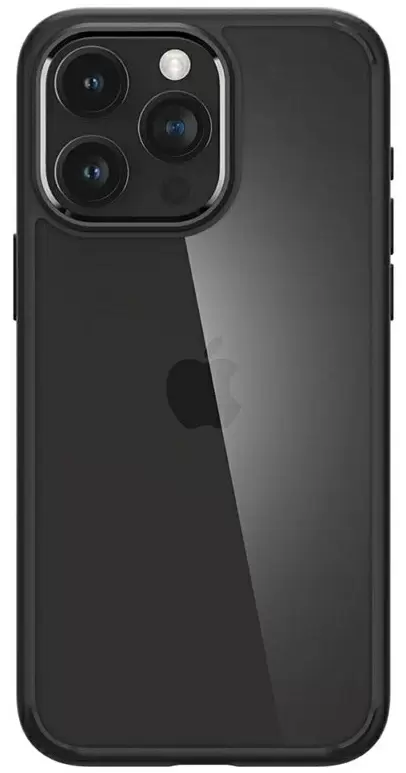 Чехол Spigen iPhone 15 Pro Max Ultra Hybrid Matte, прозрачный/черный