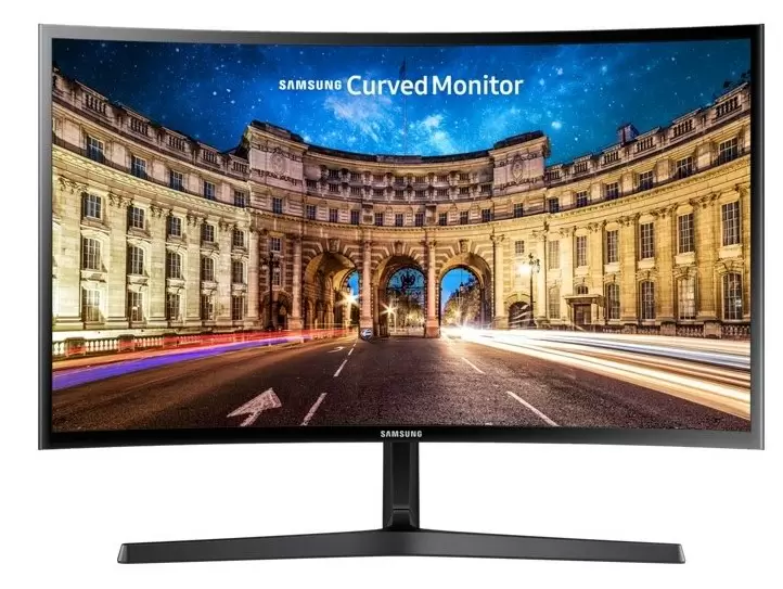 Монитор Samsung LC24F396FHIXCI, черный