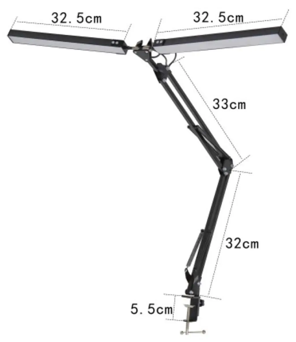 Настольная лампа Platinet Desk Drawing Lamp FLEXY2 Black PDLD20