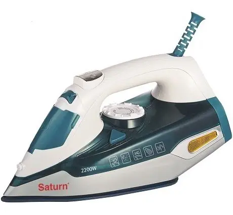 Fier de călcat Saturn ST CC7114, alb/verde