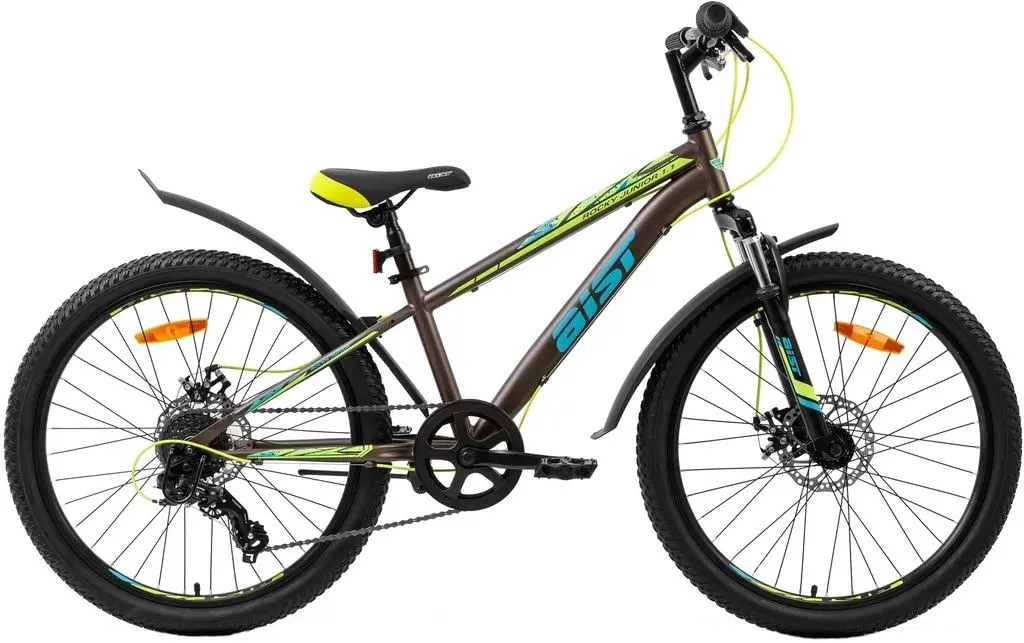 Bicicletă pentru copii Aist Rocky Junior 1.1 24" 24-11, gri