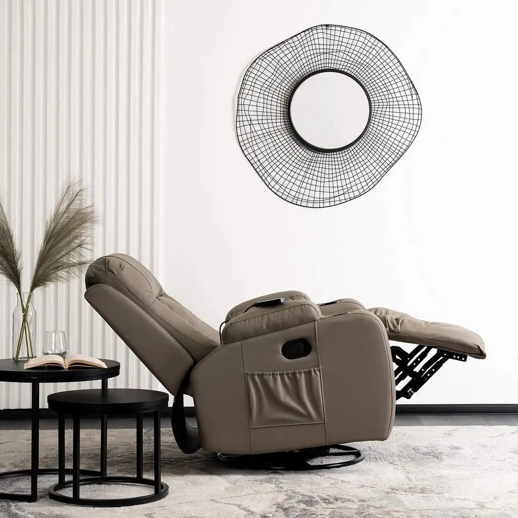 Fotoliu Mebel Elite Box, gri