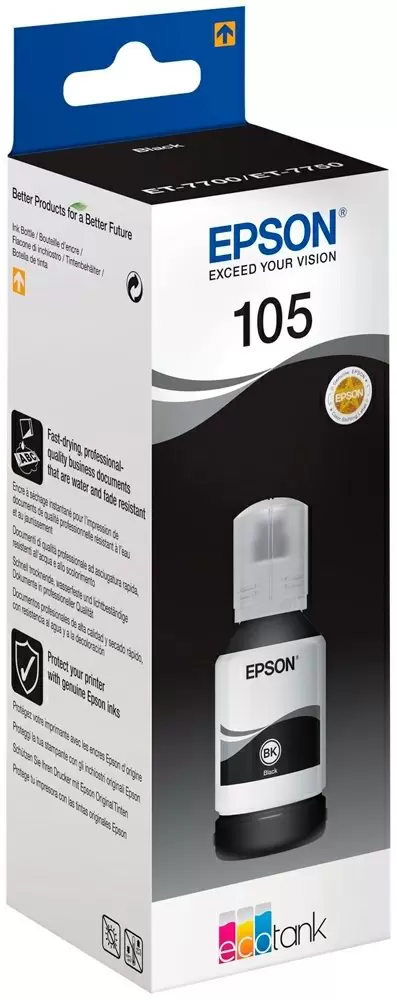 Recipient de cerneală Epson 105 EcoTank, black