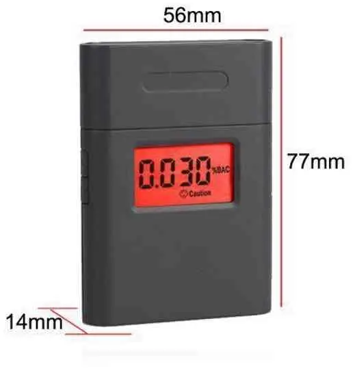 Alcooltester Baseus AT838, gri