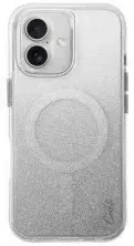 Чехол Uniq Case for iPhone 16 Coehl with Magclick Charging Lumino Sparkling Silver, серебристый на tehnoparc.md Чехол Uniq Case for iPhone 16 Coehl with Magclick Charging Lumino Sparkling Silver, серебристый