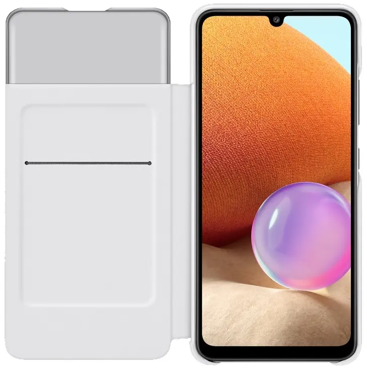 Чехол Samsung S View Wallet Cover Galaxy A72, белый