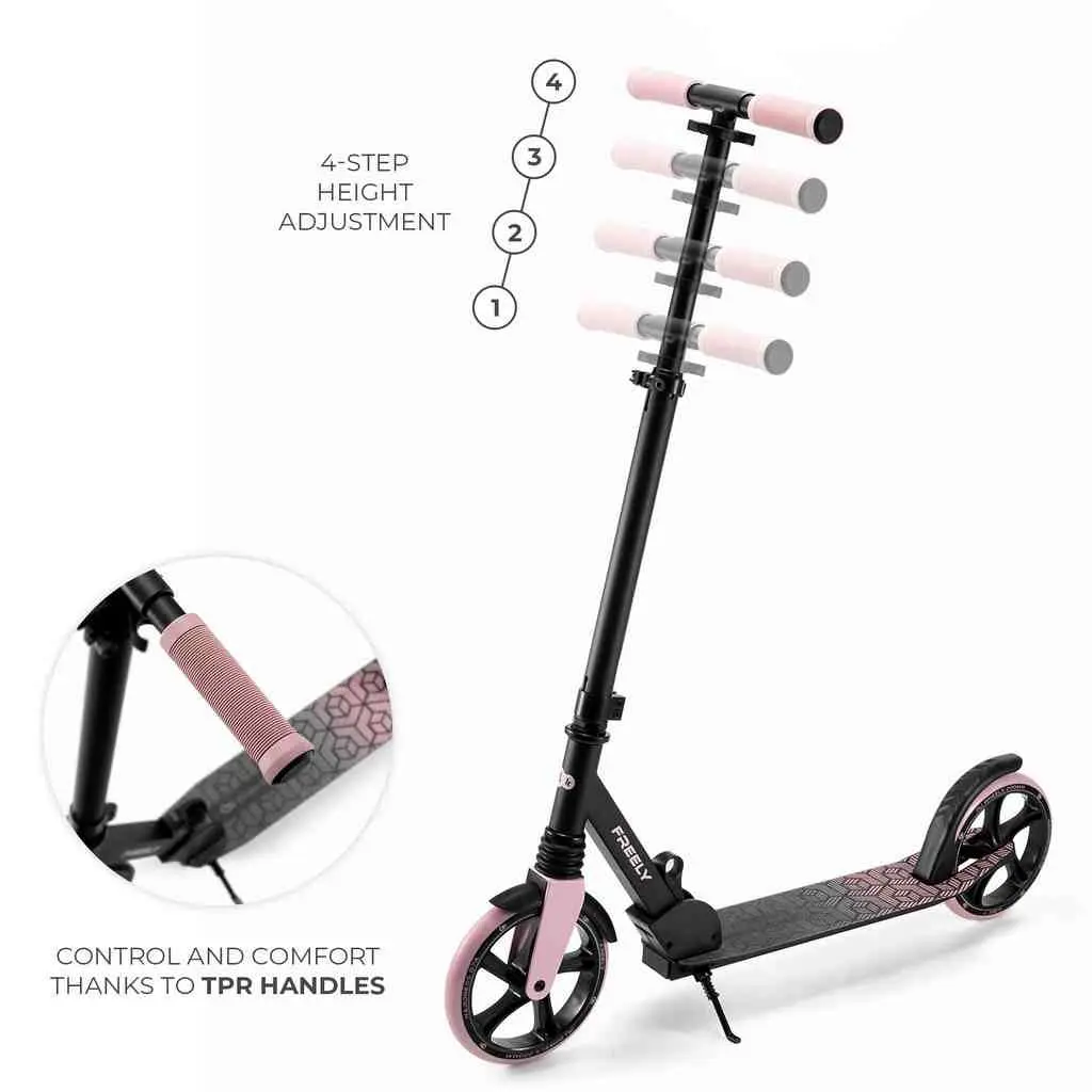 Trotinetă KinderKraft Freely, roz