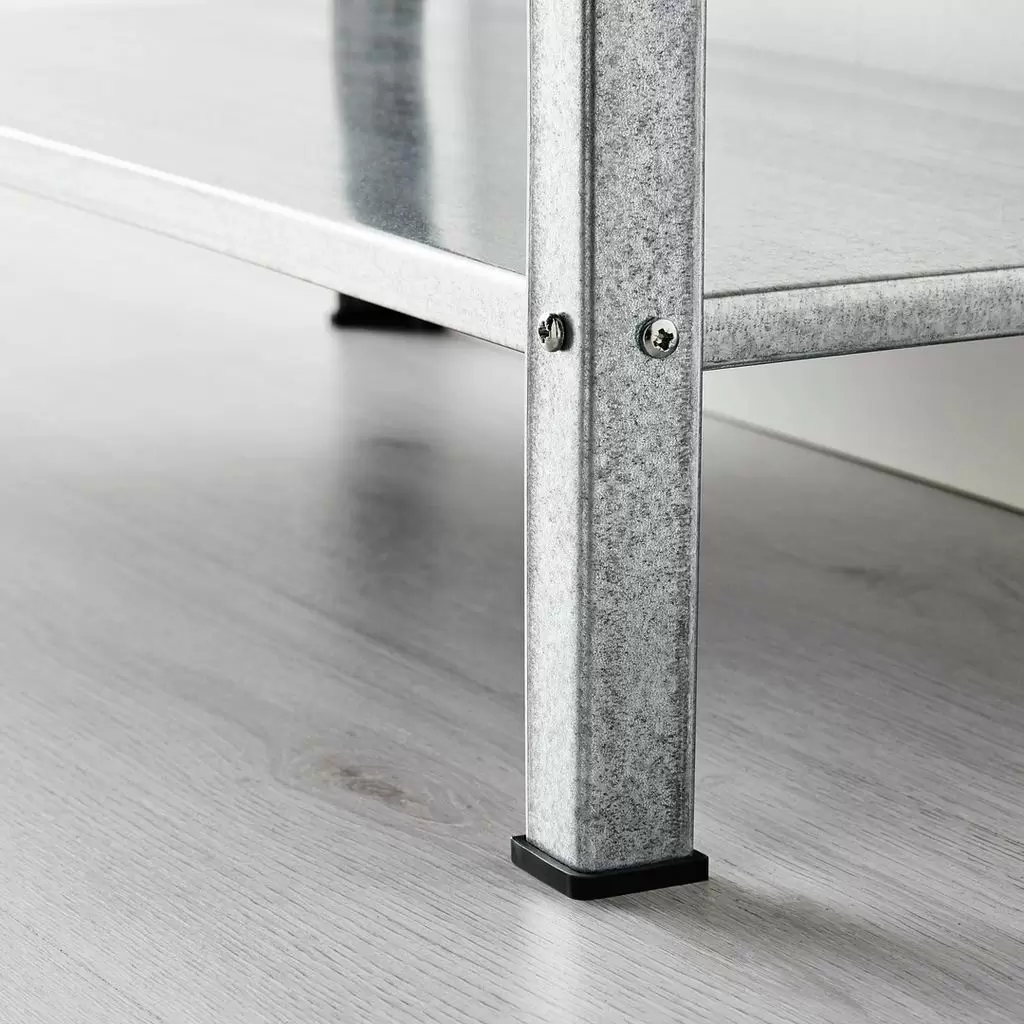 Etajeră IKEA Hyllis 60x27x140cm, argintiu