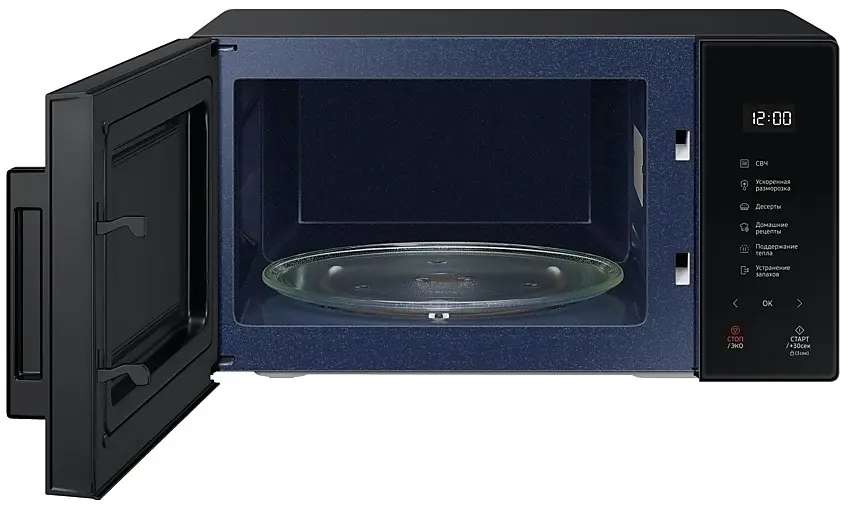 Cuptor cu microunde Samsung MS23T5018AK/BW, negru pe tehnoparc.md Cuptor cu microunde Samsung MS23T5018AK/BW, negru