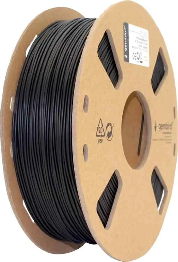 Filament pentru imprimare 3D Gembird 3DP-TPE1.75-01-BK, negru