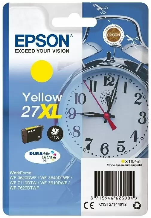 Картридж Epson C13T27144012 XL T2714 Yellow