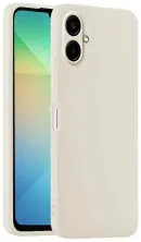 Чехол WOO Liquid Silicone Samsung A06 (WOOCLSSAMA06BG), бежевый на tehnoparc.md Чехол WOO Liquid Silicone Samsung A06 (WOOCLSSAMA06BG), бежевый