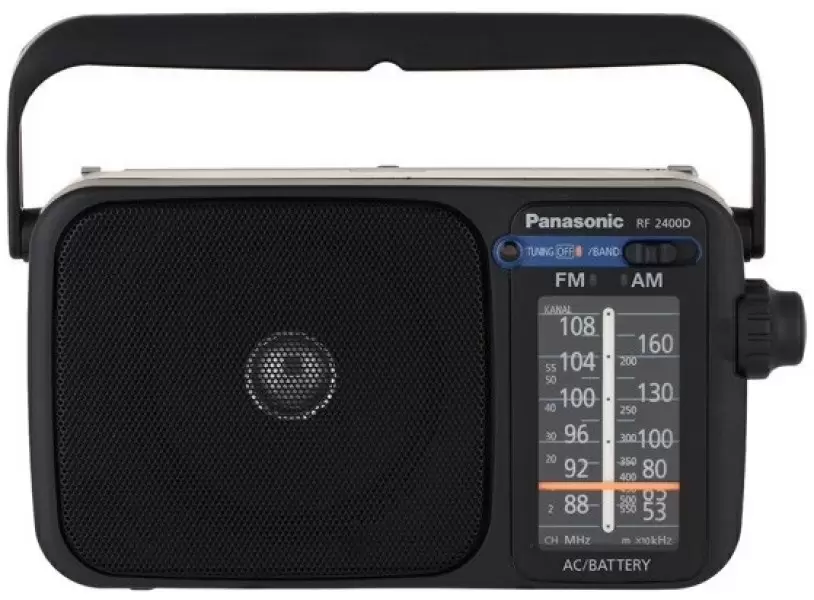 Radio portabil Panasonic RF-2400DEE-K, negru