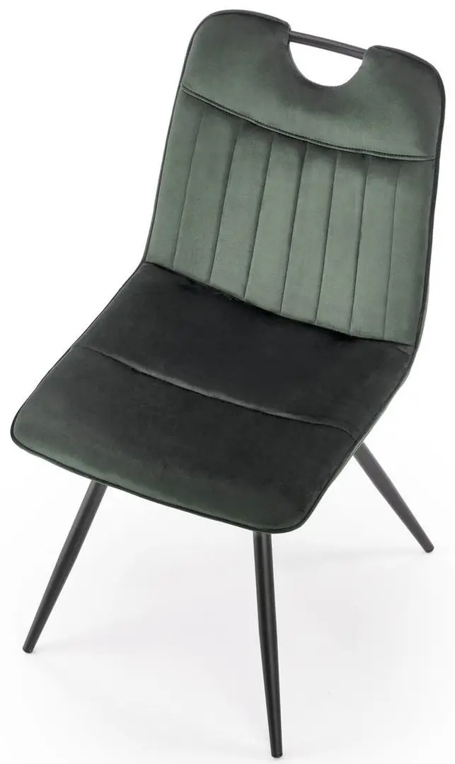 Scaun Halmar K521, verde/negru