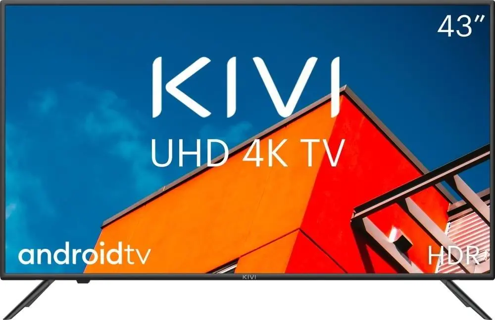 Телевизор Kivi 43U710QB, черный