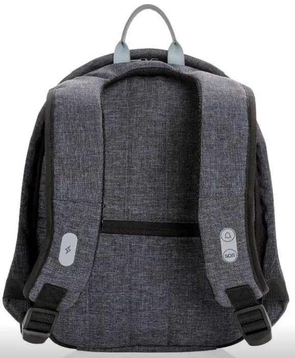 Rucsac XD Design Bobby Cathy, gri/albastru deschis
