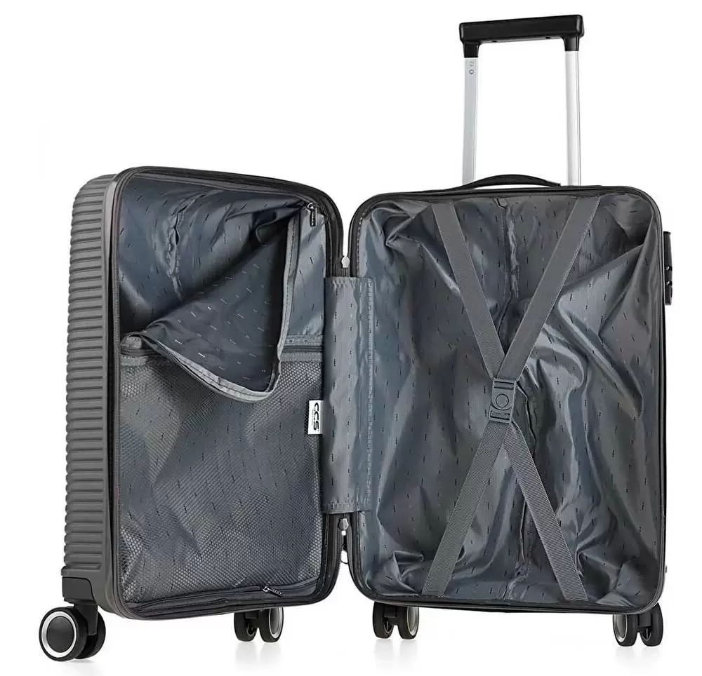 Комплект чемоданов CCS 5224 Set, антрацит