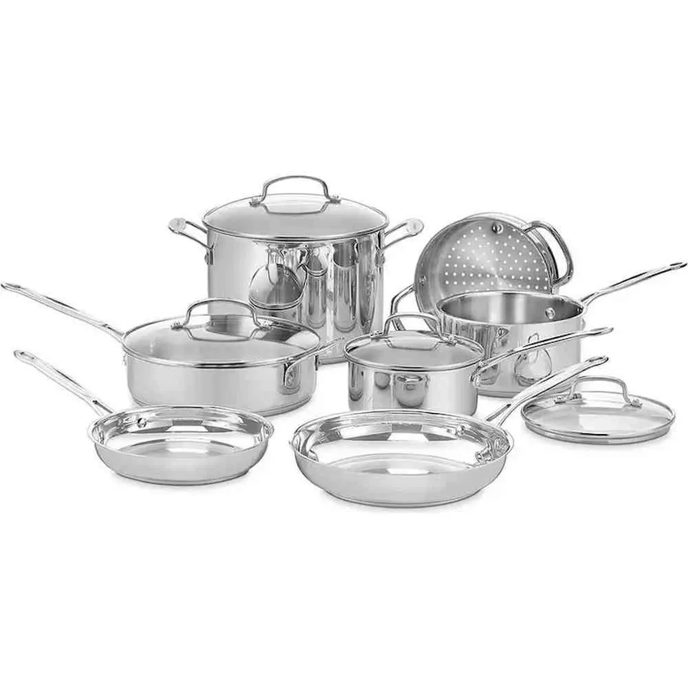 Set vase de gătit Cuisinart 7711G, inox pe tehnoparc.md Set vase de gătit Cuisinart 7711G, inox