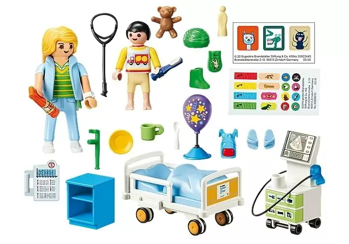 Set jucării Playmobil Children's Hospital Room