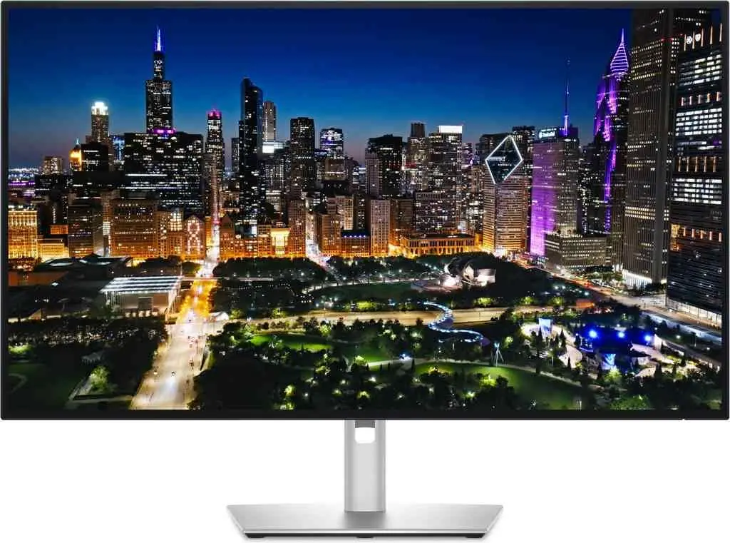 Monitor Dell U3225QE, argintiu