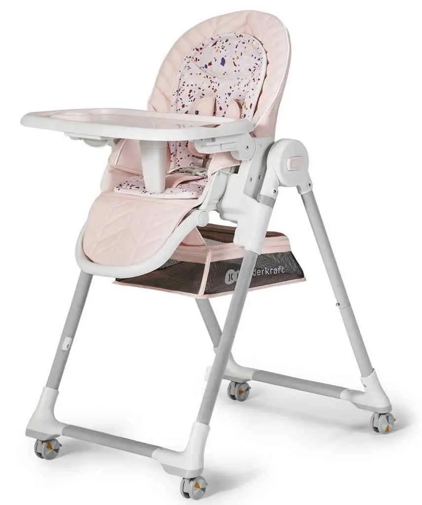 Scaun de masă KinderKraft Lastree, roz