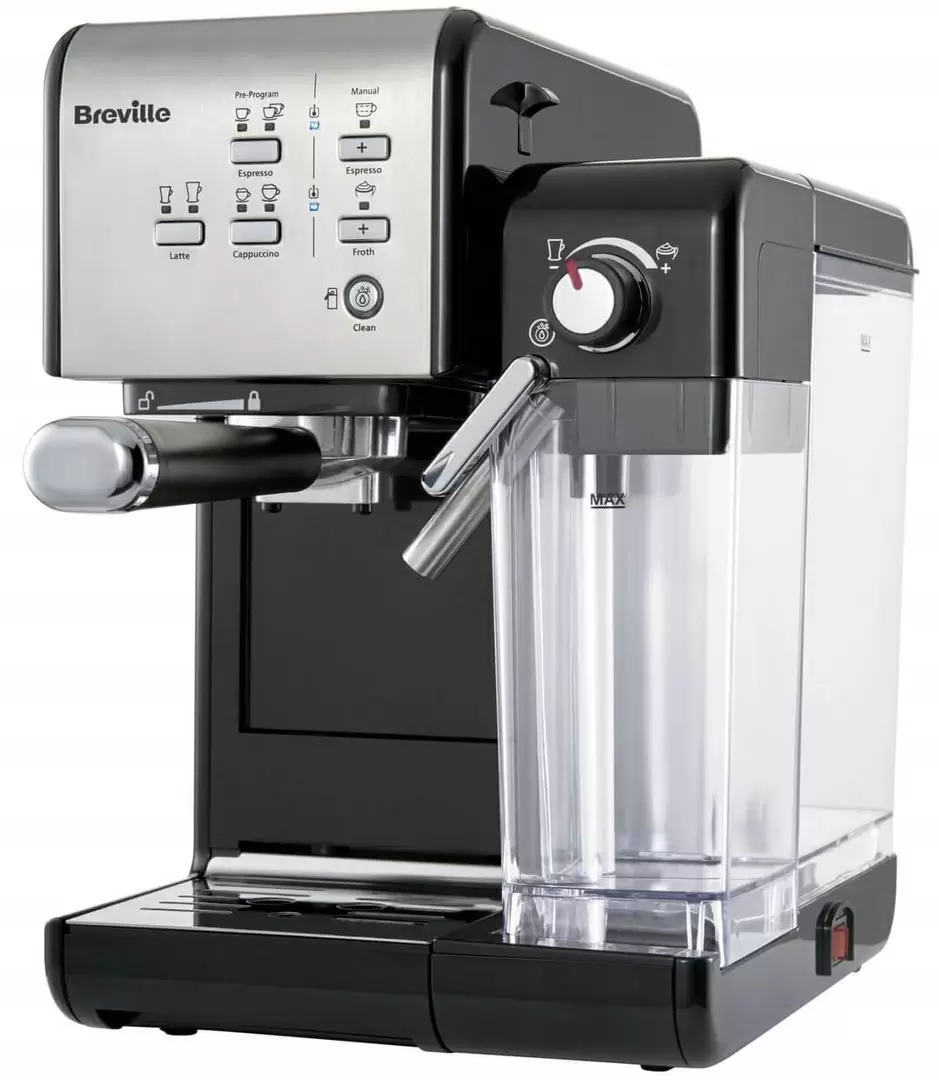 Cafetieră electrică Breville Prima Late II VCF108X, argintiu