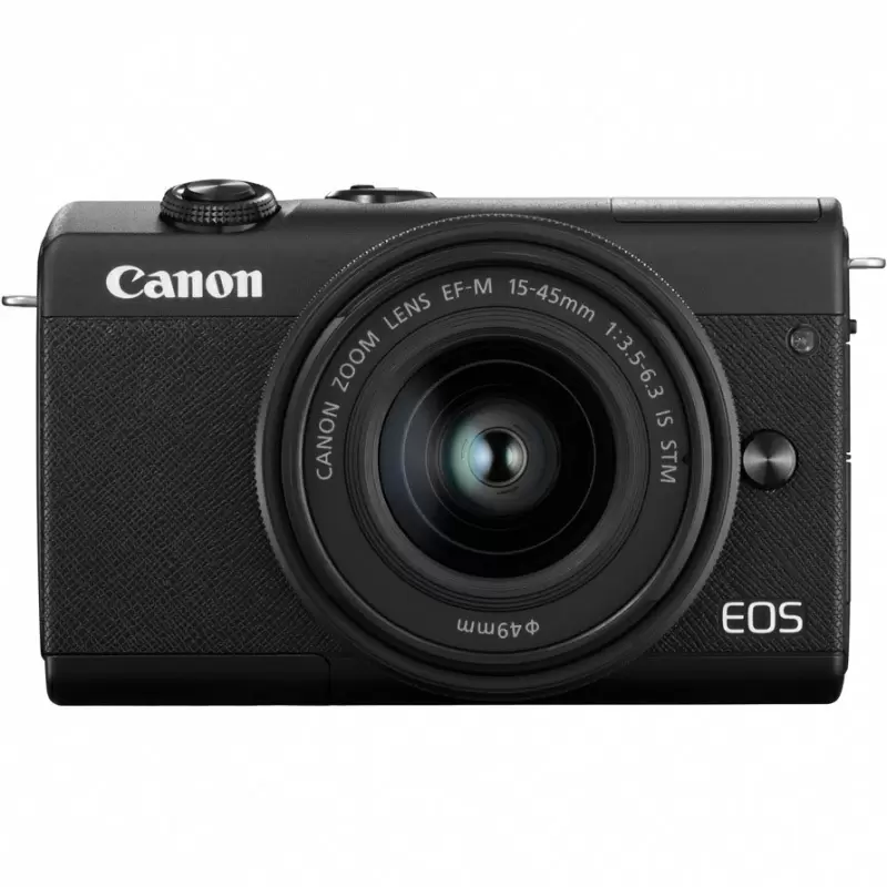 Системный фотоаппарат Canon EOS M200 + 15-45mm f/3.5-6.3 IS STM Kit, черный