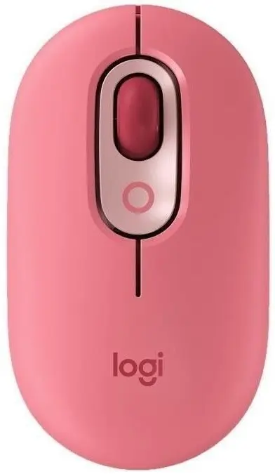 Мышка Logitech POP, розовый