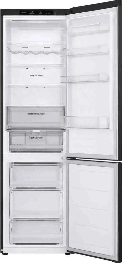 Холодильник LG GBV3200DEP, черный