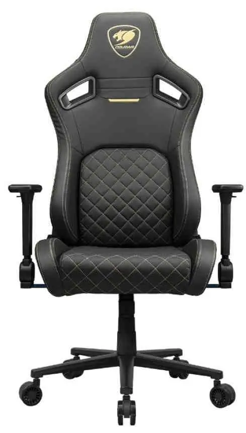 Scaun gaming Cougar Defensor Gold, negru/auriu