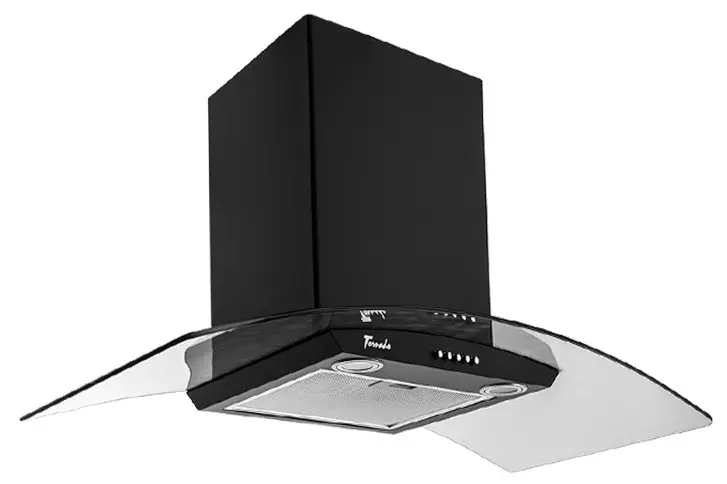 Hotă Tornado Eva 1200 (90) LED, negru