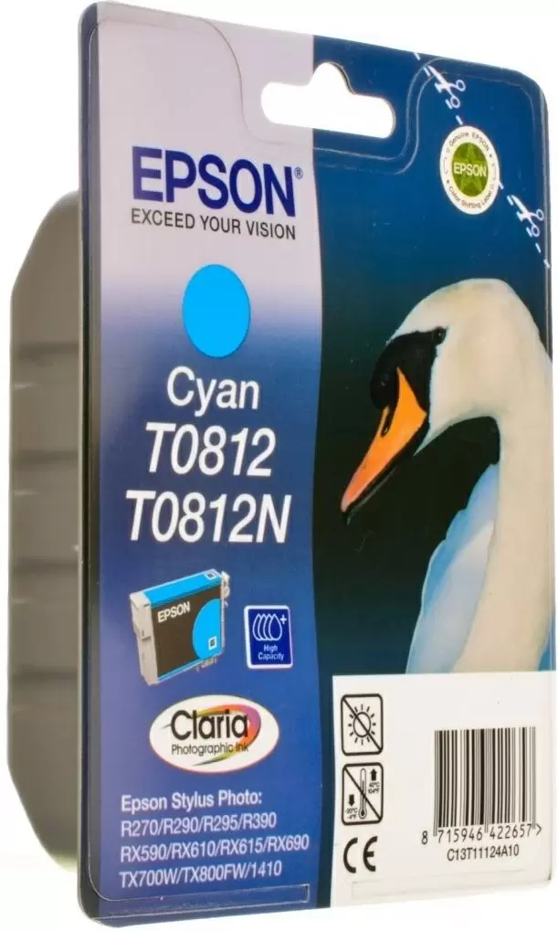 Картридж Epson T08124A/T11124A Cyan