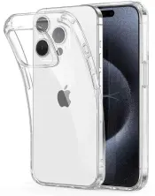 Чехол Helmet TPU Soft iPhone 15 Pro Max Clear (HMTCTIP15PMSC), прозрачный