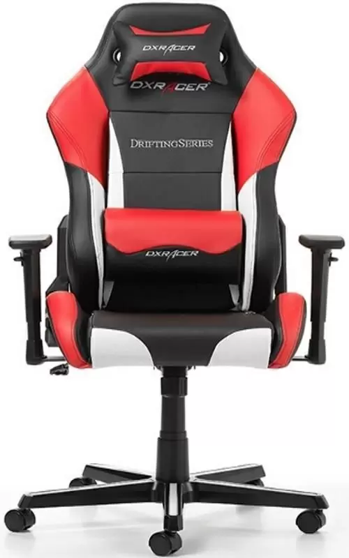 Scaun de birou DXRacer Drifting GC-D61-NWR-M3, negru/alb/albastru