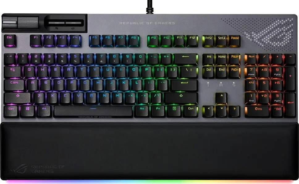 Tastatură Asus ROG Strix Flare II Gunmetal, negru