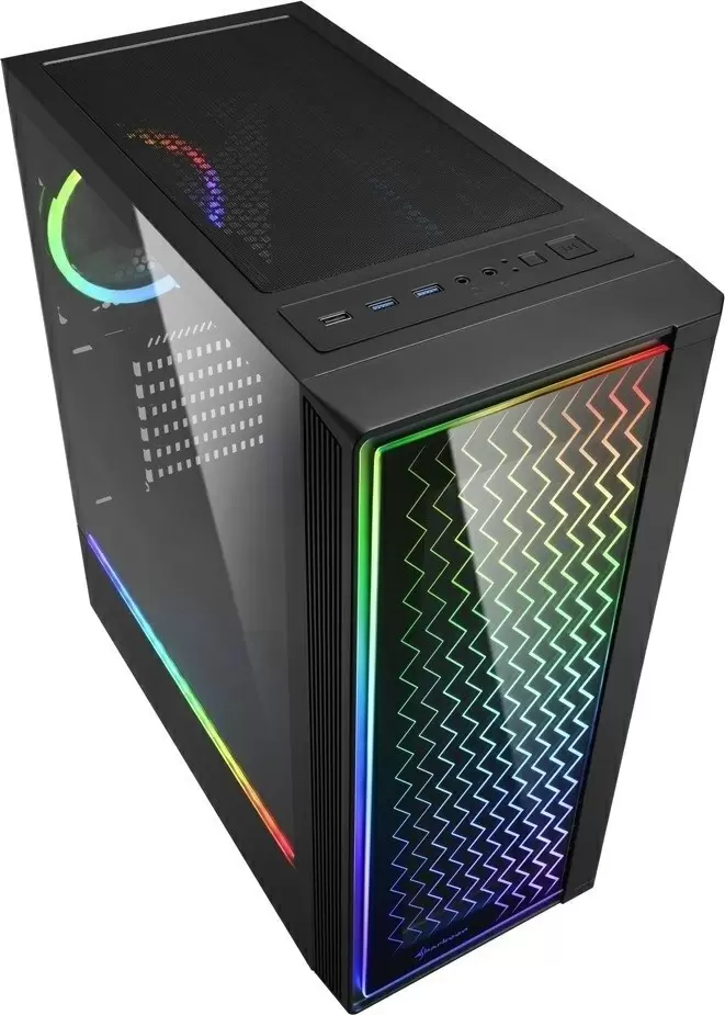 Корпус Sharkoon RGB Lit 200, черный