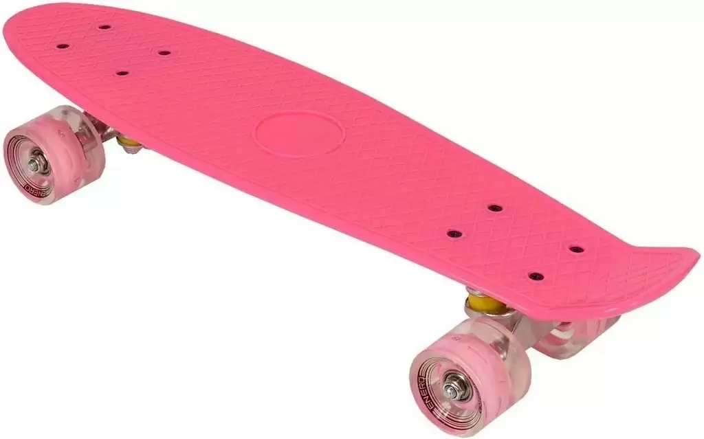 Skateboard Enero Pink Led 22, roz