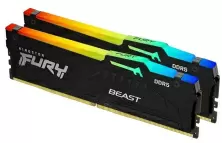 Memorie Kingston Fury Beast RGB 64GB (2x32GB) DDR5-6000MHz, CL40-40-40, 1.35V