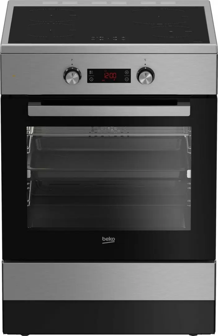 Электрическая плита Beko FSM69301XCT, нержавеющая сталь на tehnoparc.md Электрическая плита Beko FSM69301XCT, нержавеющая сталь