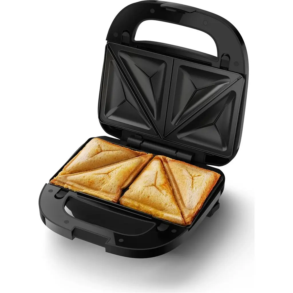 Aparat pentru preparat sandwich Philips HD2350/80, negru